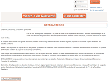 Tablet Screenshot of datasante.org